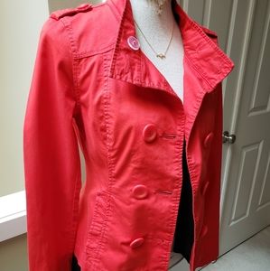 Rubbish Double Breasted Lightweight Utility Jacket